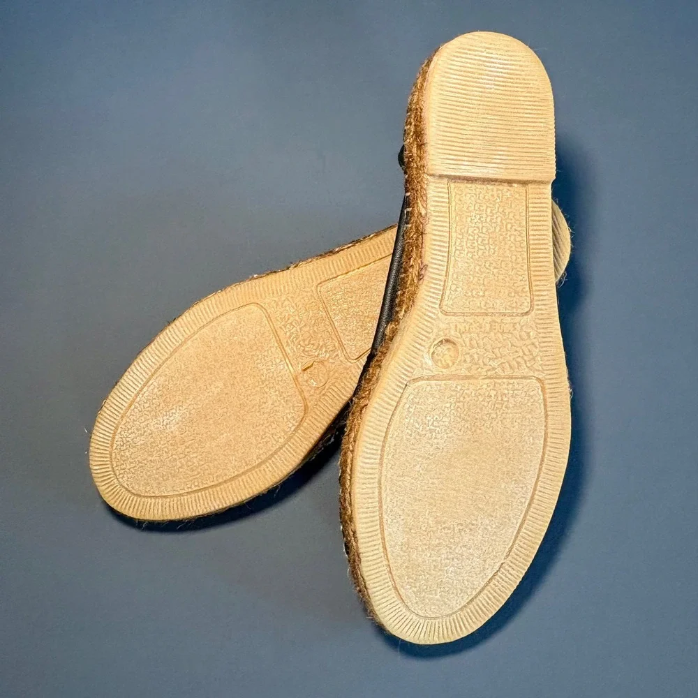 New Collection‎ Privee Espadrille Shoes | Size 38 / 7.5 US | Leather Floral Boho